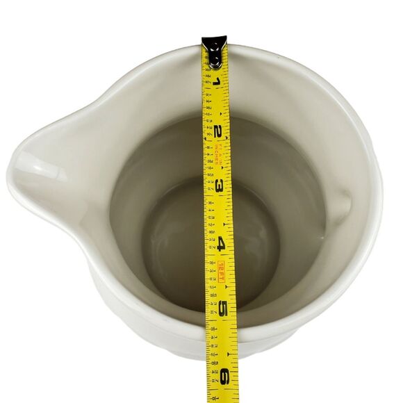 LONGABERGER Heritage Green Woven Traditions Large Pitcher - Picture 5 of 7